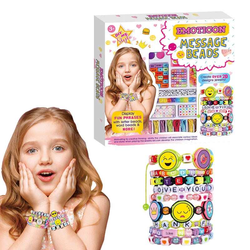 Emoticon Message Beads Kit for kids in Kuwait